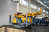 CE 2026 Hengwang Foreuse rotative diesel pour puits d'eau sur chenilles, profondeur max. 600m, composants essentiels du moteur