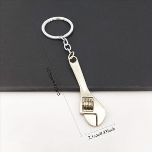 Mini Chiave Regolabile Portachiavi in Lega di Zinco a Forma di Attrezzo, Regalo per Meccanici - Product Image 6