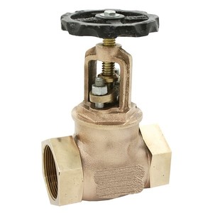 Válvula de bronce de patrón pesado C-Way con vástago de latón, acero inoxidable AISI 410, tamaño de puerto de 2 pulgadas, temperatura media-alta, BSP hembra - Product Image 5