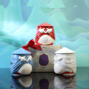 Vela Aromática de Cerámica Creativa Cultural con Forma de Corazón Amoroso, Cera de Soja Hecha a Mano, Caja de Regalo de Aromaterapia - Product Image 3