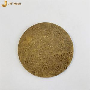 Placa de Acero Inoxidable 304 Martillada, Metal Decorativo con Acabado de Latón Antiguo, con Servicios de Doblado y Corte - Product Image 6