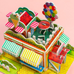 Puzzles en papier 3D pour voitures, jouets de puzzle DIY, jouets éducatifs, cadeaux promotionnels pour enfants - Product Image 3
