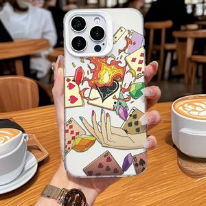Funda Protectora de TPU para 11-17 con Diseño de Cartas y Dados de Póker, Antigolpes, Suave, con Protección Antihuellas y para la Lente - Product Image 3