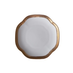 Luxury Nordic Embossed Gold Dinner Set Porcelain Bowl Dishes Plates Coffee Cup Teapot Tableware Sets - Product Image 5