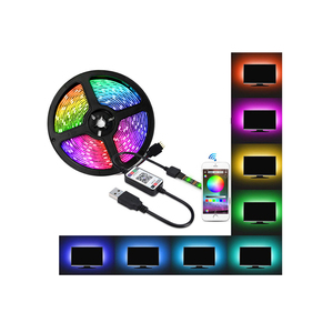 Studio ánh sáng USB đèn tuya Wifi RGB Dả<span class=keywords><strong>i</strong></span> DC5V 5050 thông minh LED <span class=keywords><strong>TV</strong></span> trở lạ<span class=keywords><strong>i</strong></span> chiếu sáng chảo vớ<span class=keywords><strong>i</strong></span> Alexa Google nhà - Product Image 1