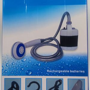 ปั๊มน้ำแบบพกพาสำหรับอาบน้ำ ชาร์จผ่าน USB ใช้ได้กับแบตเตอรี่ 3.7V สายยาว 4.9 ฟุต เหมาะสำหรับชายหาด ว่ายน้ำ กิจกรรมกลางแจ้ง และการเดินทาง - Product Image 3
