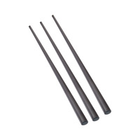 Joint en acier inoxydable de bâton de queue de billard en fibre de carbone 100% de qualité supérieure pour l'extension de jeu de Table de billard américaine à neuf balles