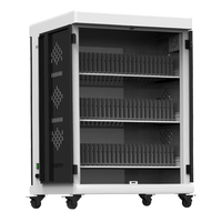 Entrans EP66-A 66 ports AC, armoire de charge et station de stockage pour plusieurs tablettes et téléphones, chariot de charge pour salle de classe