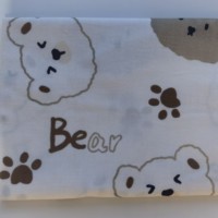 Tela de Sarga 100% Algodón de Primera Calidad con Estampados de Ositos y Conejitos para Ropa de Bebé y Niños, Material Transpirable y Suave