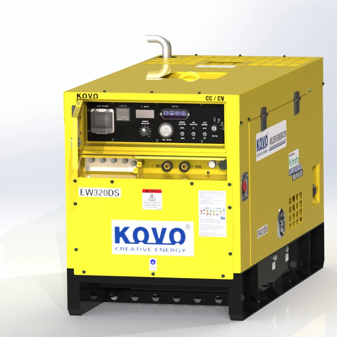 KOVO 550-600Aディーゼル溶接機 & 発電機20Kvaディーゼル発電機溶接機EW320DST