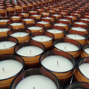 Grosir lilin Beeswax alami buatan tangan Multi warna bulat beraroma lilin cahaya teh Mini - Product Image 5