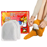 Chauffe-orteils jetables, chauffe-pieds adhésifs, coussinets chauffants activés par l'air, semelles chauffantes instantanées pour chaussures, hiver, temps froid