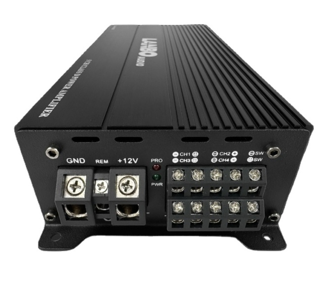 5-Channel Car Audio Power Amplifier 60Wx4 + 220Wx1 RMS Class D Full-Range Car Amplifier