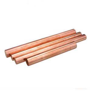 ทองแดงแท่ง/แท่งกลม C17500 ความบริสุทธิ์สูง สีแดง ไม่ผสมโลหะ ผลิตในจีน รับประกันคุณภาพ ราคาขายส่ง สำหรับงานเชื่อมและตัด - Product Image 1