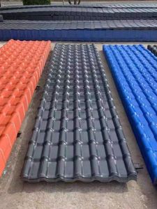 モダンな耐紫外線ASA PVC合成樹脂波板屋根タイル、ホテル、別荘、アパート向けコロニアルスタイル - Product Image 2