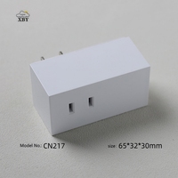 Boîtier de prise intelligente Wi-Fi standard japonais, coque de prise intelligente Wi-Fi, Japon, 10A, PC ignifuge V0, coque PSE, 65*32*30mm, CN217