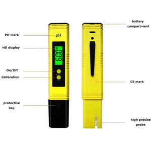 <span class=keywords><strong>pH</strong></span>-mètre portable de laboratoire de <span class=keywords><strong>chimie</strong></span> avec écran rétroéclairé, testeur numérique de <span class=keywords><strong>pH</strong></span> de l'eau étanche pour étang, piscine, aquarium - Product Image 4