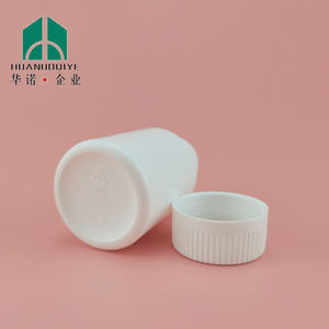 70ml beyaz hdpe hapı yuvarlak ilaç plastik şişe ile çocuklar için güvenli kapaklı şişe ve indüksiyon mühür - Product Image 5