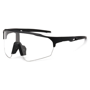 Cycling Glasses Polarized UV400 Windproof Outdoor Sports Sunglasses Type 3 Sunshades PC Lens <b>Grey</b> <b>Frame</b> - Product Image 3