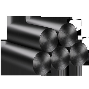 Thickened Household Disposable Black Plastic Trash Bags M Size HDPE Material Flat Mouth Perforated Type - Product Image 2
