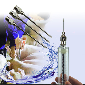 Aiguille de seringue vétérinaire réutilisable en acier inoxydable de haute qualité pour la <span class=keywords><strong>vaccination</strong></span> et l'injection des volailles et des animaux - Product Image 6