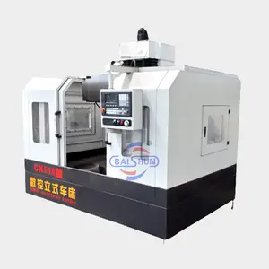 Intelligent Full Cover Mini Vertical Lathe Processing Lathe Machine For Automatic Metal