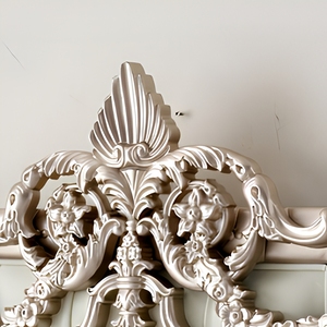 Letto Matrimoniale in Legno Massello Intagliato Stile Francese 1800mm, Camera da Letto Principale Moderna Semplice di Alta Gamma, Comodino Nuziale Cinese - Product Image 2