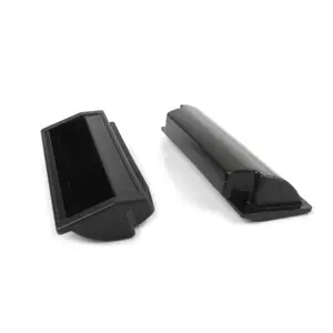 Flush Pull Doigt Insert Encastré Coulissant Grange Porte Poignées En Plastique Noir Armoire Placard Porte Doigt Tire