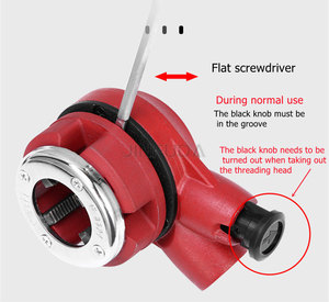 Herramienta Manual Confiable para Conexiones <span class=keywords><strong>de</strong></span> Tuberías <span class=keywords><strong>de</strong></span> <span class=keywords><strong>Lavadoras</strong></span>, Roscadora Manual <span class=keywords><strong>de</strong></span> Tuberías para Uso Doméstico Diario - Product Image 6