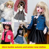 Poupée en bambou de 60 cm, vêtements Ye Luoli, robe de mariée BJD, uniforme scolaire, chaussures Loli, robe Doris, robe de princesse