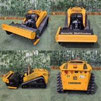Débroussailleuse télécommandée Vigorun MTSK800 Forst Mulcher, à engrenage à vis sans fin autobloquant, 80 cm, pour terrains difficiles