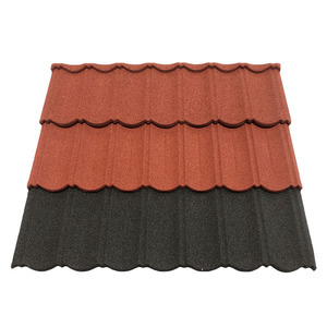 La tuile de <span class=keywords><strong>toiture</strong></span> en acier enduite par pierre légère réduisant la charge de bâtiment dans une certaine mesure ne contiennent pas l'<span class=keywords><strong>amiante</strong></span> - Product Image 2