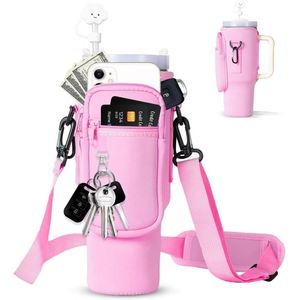 Wholesale Custom-made Best Selling 40oz Ice Cup Sleeve Polyester 30oz Insulated <b>Kettle</b> Sleeve Bag Popular Modern Adjustable - Product Image 4