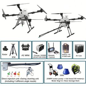 Reliable High-Efficiency Professional Washing UAV with Auto-Return for Solar <b>Panel</b> Maintenance - JIUSI D15R - Product Image 5