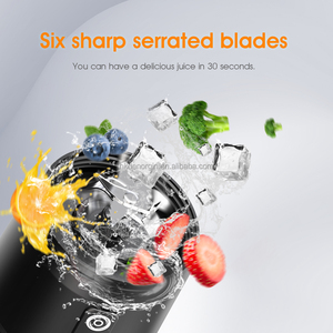 Licuadora Personal Portátil de Diseño Original de Fábrica, Vaso Mezclador de 700 ml, 220 W de Alta Potencia, Recargable Tipo-C - Product Image 3