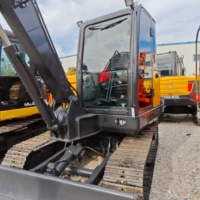 Harga Grosir Bagus Excavator Mini Bekas Volvo EC60D EC60 6 Ton Hidrolik Crawler Kompak dengan Suku Cadang