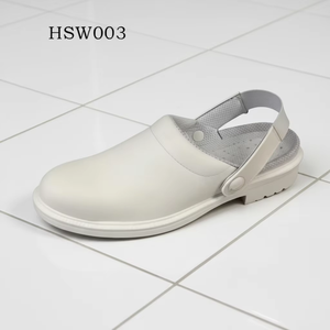 ZYF, <span class=keywords><strong>Scarpe</strong></span> <span class=keywords><strong>Antinfortunistiche</strong></span> per Servizi Alimentari con Punta in Acciaio, Antigermi, per Sale Metrologiche, Nero/Bianco, Modello HSW020 - Product Image 5