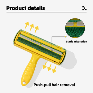 Rodillo Removedor de Pelo de Mascotas Reutilizable y Autolimpiante de Plástico ABS Ecológico Personalizado Roki con Cepillos Quitapelusas para Uso en el Hogar/Oficina/Auto - Product Image 3