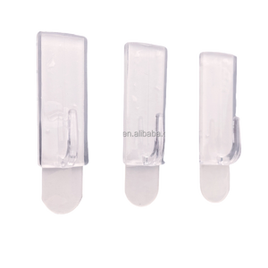 Hot bán nhà máy giá trong suốt tường móc mạnh mẽ tự dính móc áo có thể tháo rời - Product Image 4