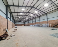 Bâtiment d'entrepôt préfabriqué modulaire à faible coût en structure métallique pour atelier