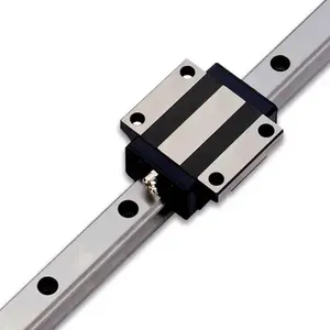 Compatible to Hiwin HGW25CC HGR25 Liner Guide Rail Linear Guides with Sliding Blocks
