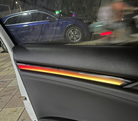 Luz Ambiental de 64 Colores para Honda Civic FC1 10.ª Generación 2016-2021, Cubierta de Tweeter, Iluminación Interior LED, Accesorios de Lectura