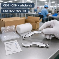Aplicador de Crema para Ojos KINWONG, Varita Metálica Masajeadora Gua Sha para Ojos, Reduce la Hinchazón, Líneas Finas y Ojeras, Venta al Por Mayor OEM