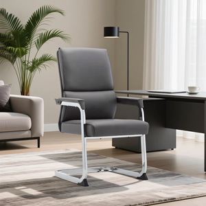 <span class=keywords><strong>Chaise</strong></span> de bureau ergonomique robuste avec cadre métallique extra résistant, siège large en cuir, capacité de 400 lb, <span class=keywords><strong>chaise</strong></span> pour personnes obèses, sans roulettes - Product Image 2