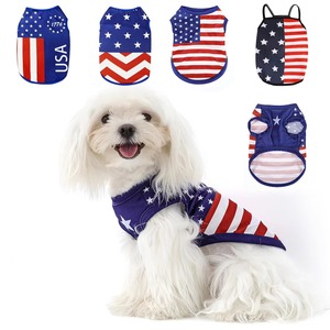 ZHONGYA Chaleco de Verano Transpirable de Poliéster para Perros y Gatos, Diseño Clásico y Lindo, Día de la Independencia de EE. UU. - Product Image 4