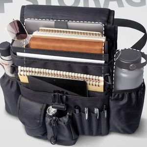 Organisateur de siège avant de voiture et sac de rangement pour camion de travail avec poches multifonctionnelles et bandoulière rembourrée - Product Image 1