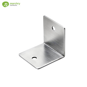 Partition Hardware Stainless Steel Durable L Shape Toilet Partition <b>Panel</b> Bracket - Product Image 1