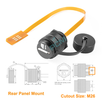 Mini extension de fente pour carte SIM extérieure IP67, câble de rallonge 2FF étanche pour enveloppe de cadre de boîtier de châssis d'armoire