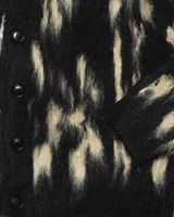 Cardigan en mohair de créateur personnalisé Pull pour homme Tricots flous Veste d'hiver à manches longues Pull en mohair tricoté sur mesure pour homme