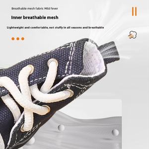 Chaussures d'été pour chien ou chat Teddy, antidérapantes et résistantes à l'usure, en toile de denim épaisse - Product Image 4